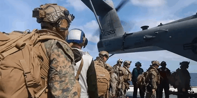 عاجل/ وصول 3500 عنصر من قوات المارينز إلى الشرق الأوسط.. - المصدر تونس