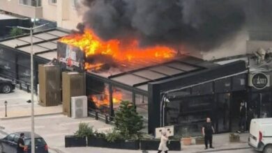 عاجل/ حريق ضخم في مطعم ببومهل.. - المصدر تونس